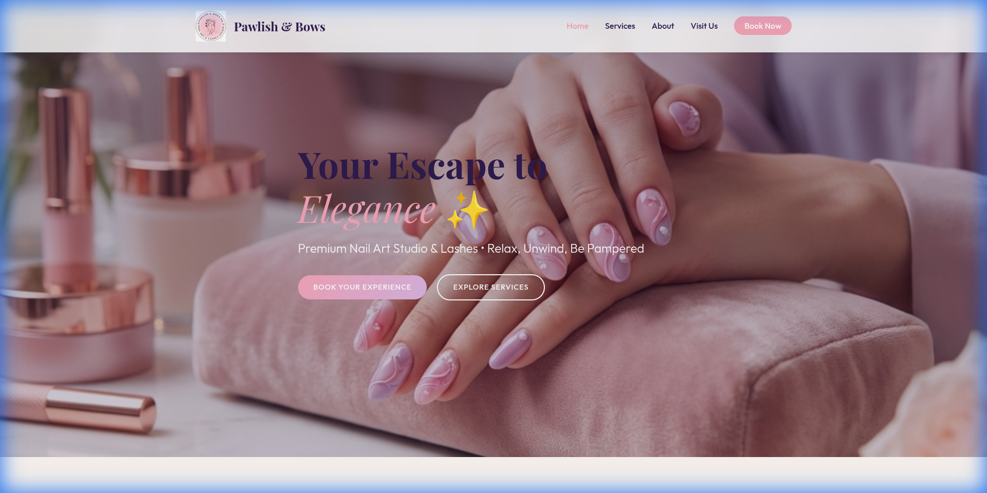 Pawlish & Bows PH website screenshot